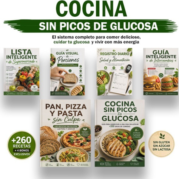 Pack Cocina Sin Picos de Glucosa